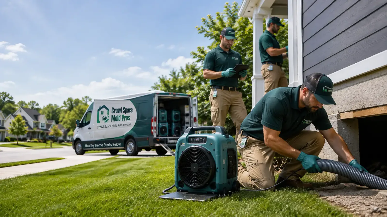 Crawl Space Mold Removal in Castroville, CA